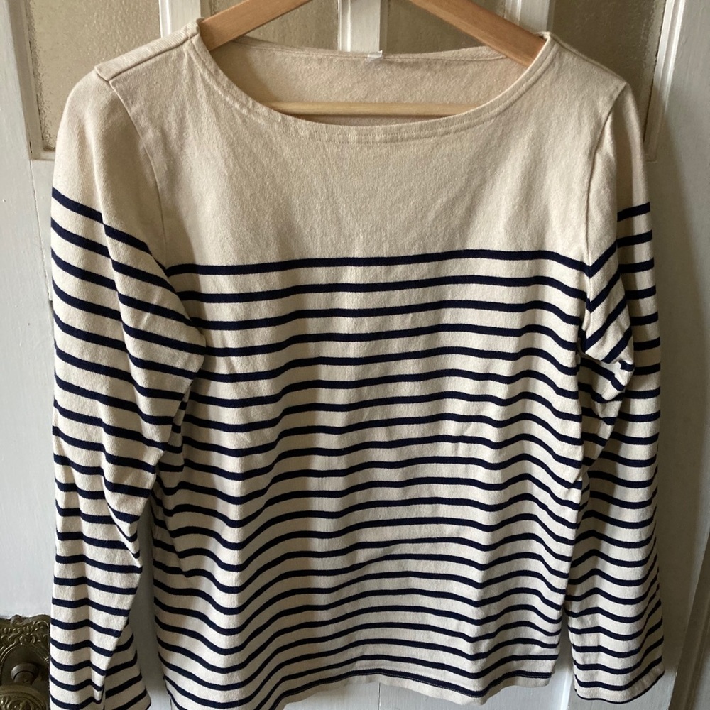 Cotton Breton long sleeve tshirt Muji L